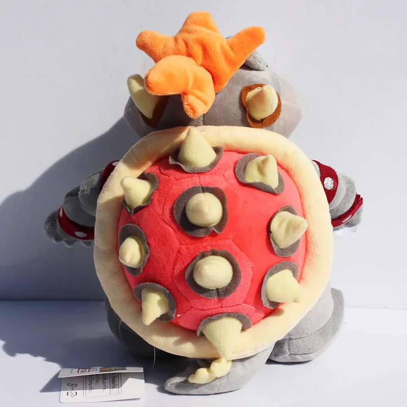 EMS 50 шт./лот 23 см Супер Марио серый King BOWSER koopa плюшевых игрушек с тегом мягкие куклы оптом