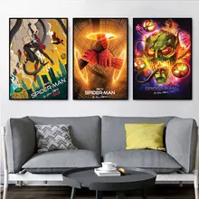 

No Way Home Films Poster Print Wall Art Canvas Patinting Marvel Spiderman For Living Room Decoration Cuadros Frameless Gifts