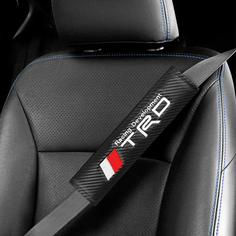 Safety Belt Protector Car Seat Belt Cover Shoulder Guard For Toyota Trd Avensis Auris Hilux