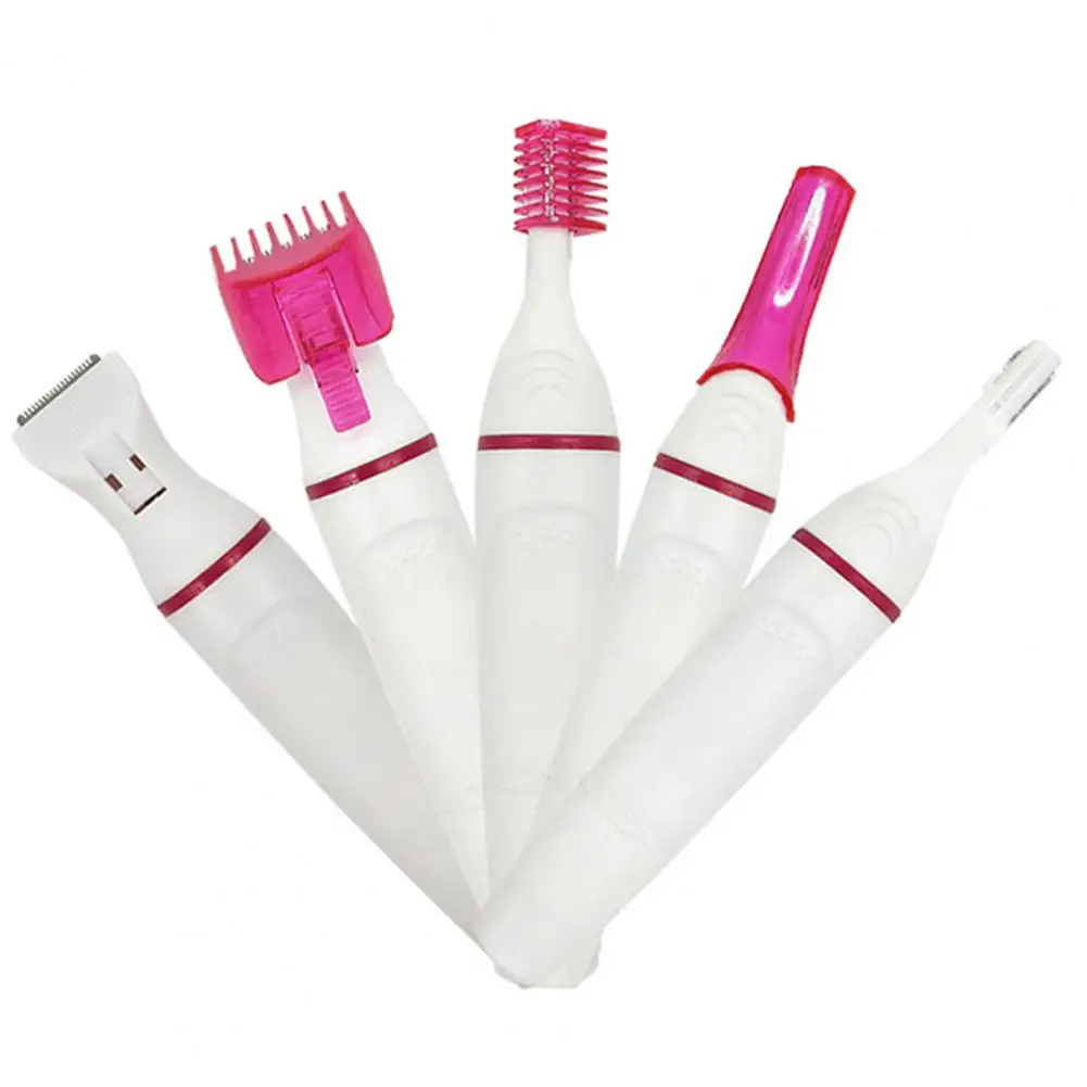 Ladies Electric Trimmer Waterproof Energy Saving Daily Using Eyebrow Bikini Electric Trimmer for Home Hair Remover for Women 3
