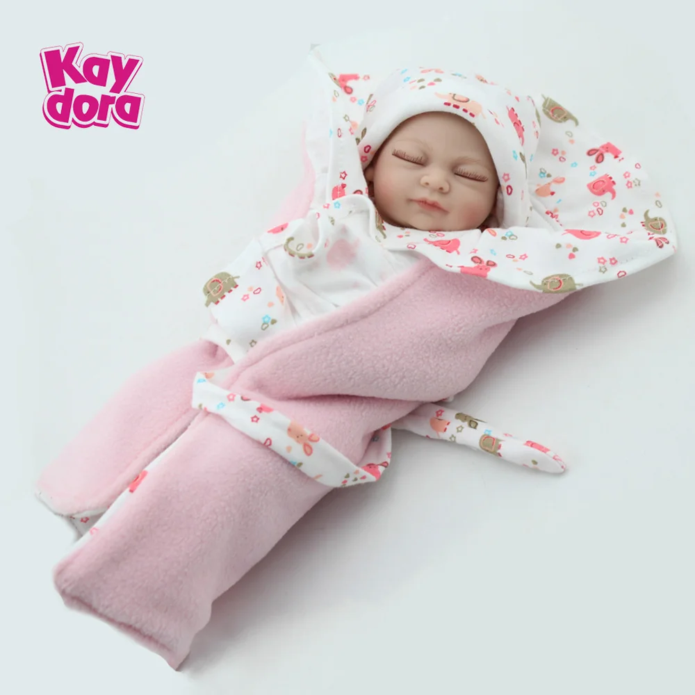 KAYDORA Reborn Baby Dolls 10 дюймов 25 см Мягкий силикон Bebe развивающие игрушки для девочек