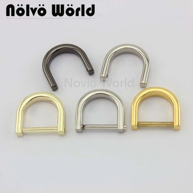 Мир Nolvo 5 20 100шт 4 цвета 19 мм съемные D Кольцо петлевые пряжки 3/4 &quotСъемный бар