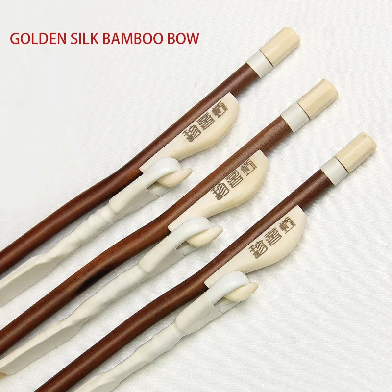 Erhu Bow Real Horsetail Performance Профессиональный альпийский бамбук красный сандаловый