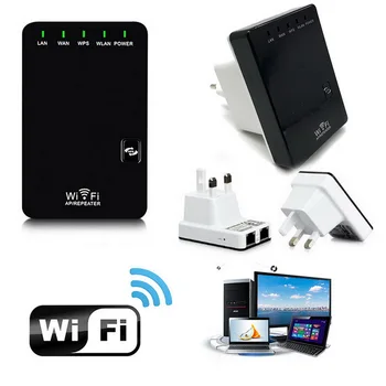 

New 300 Mbps Mini Wireless-WiFi Router Repeater Range Extender Bridge Access Point wi fi Range roteador Extender