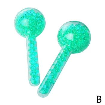 

Cool Ice Ball Energy Crystal Glass Ball Skin Wrinkle Remover Neck Massager Tool Cooling Beauty Tool