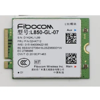 

Fibocom L850-GL 4G Wireless M.2 WWAN Card For Lenovo Thinkpad X1 carbon 7th T490 X390 T490S P53s P43s P72 P72S FRU 02HK712