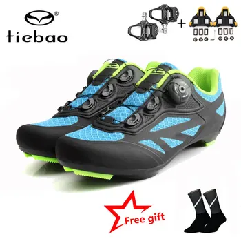 

Tiebao New Road Cycling Shoes Self-Locking Ultralight Breathable Shoes bike shoes Professional Bicycle Racing Athletic Sneaker
