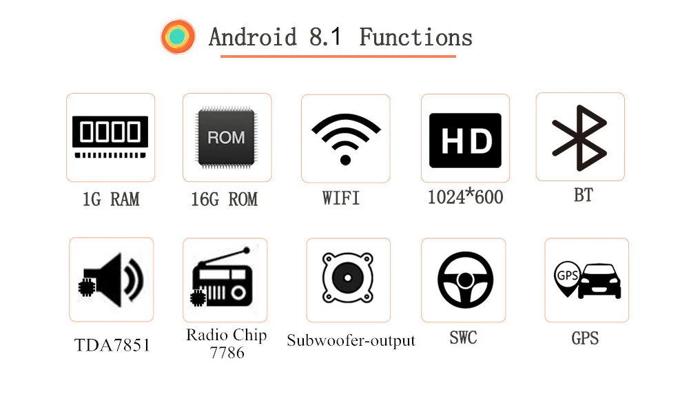 NaviFly " 2din android 8,1 Автомобильный мультимедийный плеер авторадио для Ssangyong Actyon Kyron 2005-2013 автомобильный Радио gps wifi USB