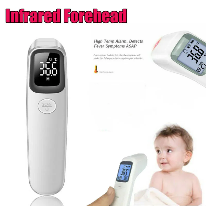 

Adult Baby Digital IR Infrared Thermometer Forehead Body Thermometer Fever Temperature Meter Smart Thermometer Electronic