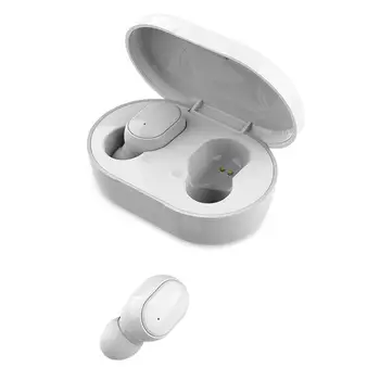 

Mini Binaural In-Ear Mini Instant Earphone Wireless Portable Headset With Charging Compartment Headphone