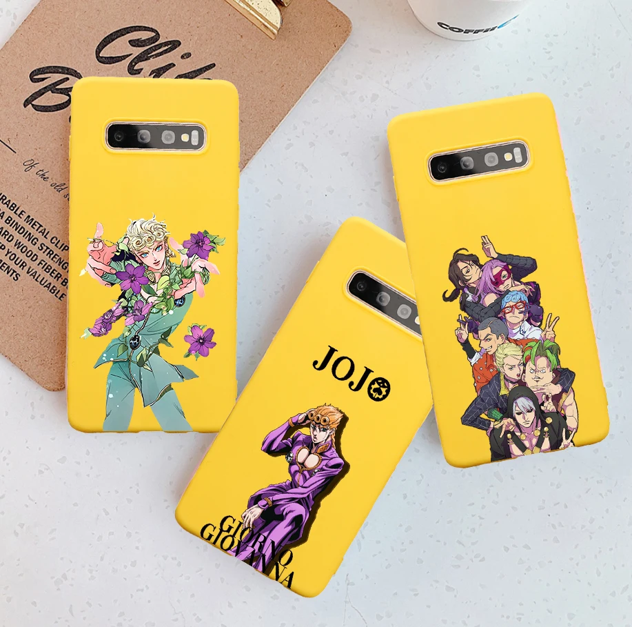 JoJo's Bizarre Adventure JoJo Anime phone Case for Samsung Galaxy s20 Ultra s8 s9 s10 plus A50