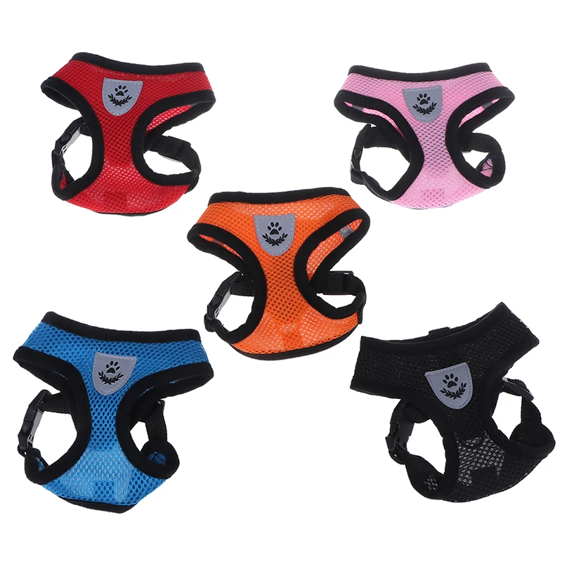Nylon medium Duty Dog Pet Harness Collar Small Dog Harnesses vest Husky Dogs Supplies Adjustable Padded Extra Big Large Medium