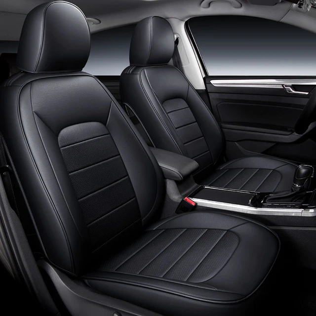 Auto Sitzbezüge für VW Passat B6 MAGOTAN Saloon Individual/SportLine, PU  Leder Allwetter Komfortabler Wasserdichtes Sitze Vorne und Hinten
