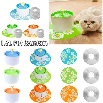 

Automatic Cat Water Fountain For Pets Water Dispenser Large Spring Drinking Bowl Cat Automatic Feeder Drink Filter 1.6L 3 Colors