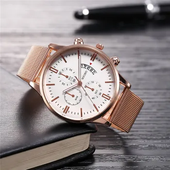

Relogio Masculino 2020 Fashion Mens Watches Business men watches top brand luxury Watch Calendar Quartz wristwatches mens MB-8