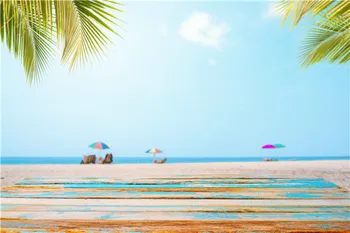 

Vinyl Custom Scenery Photography Backdrops Props Beach theme Photo Studio Background F20020-91