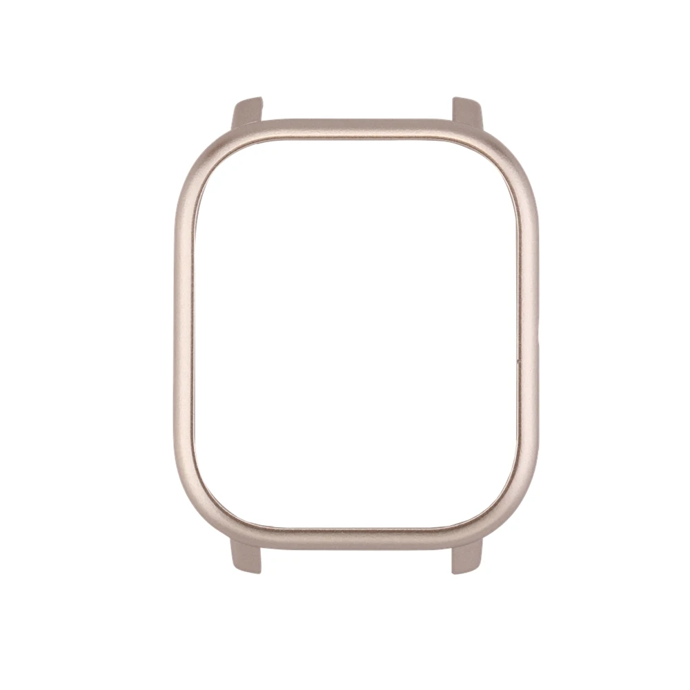 Champagne gold Для Xiaomi Huami Amazfit GTS Smart Watch Band 2в1 металлический браслет+ PC чехол для Amazfit GTS Миланский ремешок на запястье защитный чехол - Цвет: Champagne gold
