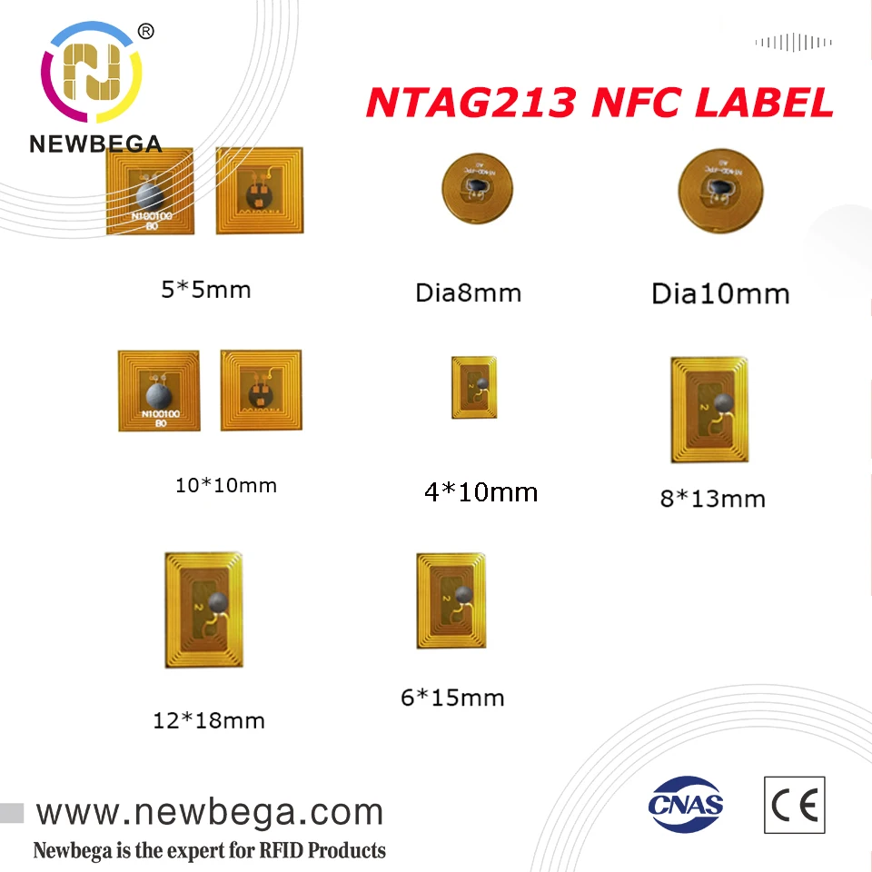 Ntag213, Bluetooth Micro Chip, Tag FPC, Vários Universal, 5Pcs