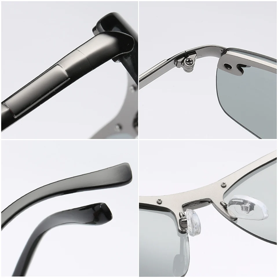 CoolPandas Дизайн Легкие фотохромные солнцезащитные очки поляризационные мужские Хамелеон вождения Рыбалка очки мужские UV400 zonnebril heren