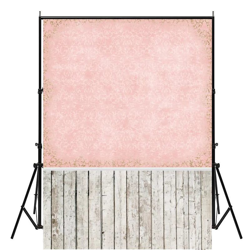 

WHISM Vitality Pink Pattern Photography Background Cloth Photo Cloth -5*7 Feet Lifelike Furniture Decoration Painting
