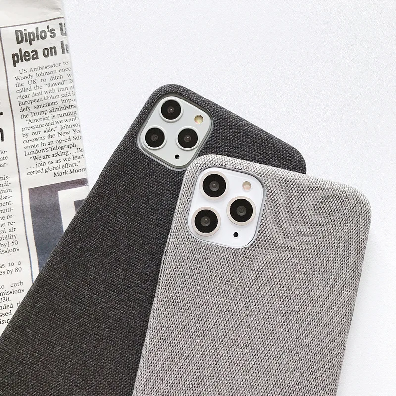 Тканевый чехол для IPhone 11 Pro 6 6s 7 8 Plus XR XS MAX Ультратонкий Мягкий Iphone Max Capa Coque