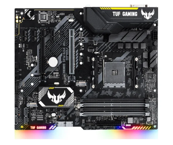 ASUS TUF X470-PLUS игровой компьютер настольная игра доска AM4 б/у 90% Новинка