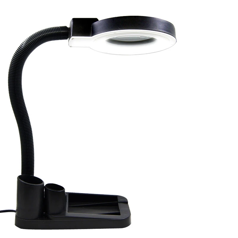 

5X 10X Magnifier Magnifying Glass Desk Lamp Repair Tools With 40 LED Lighting