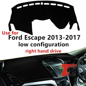 

Taijs right hand drive car dashboard cover for Ford Escape 2013-2017 low configuration auto dashboard rug for Ford Escape 13-17