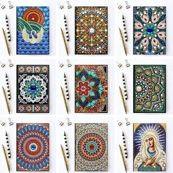 

5d Diamond Painting Notebook Special Shaped New Arrivals Diamond Embroidery Sale A5 Diary Book Mosaic Pictures Gift