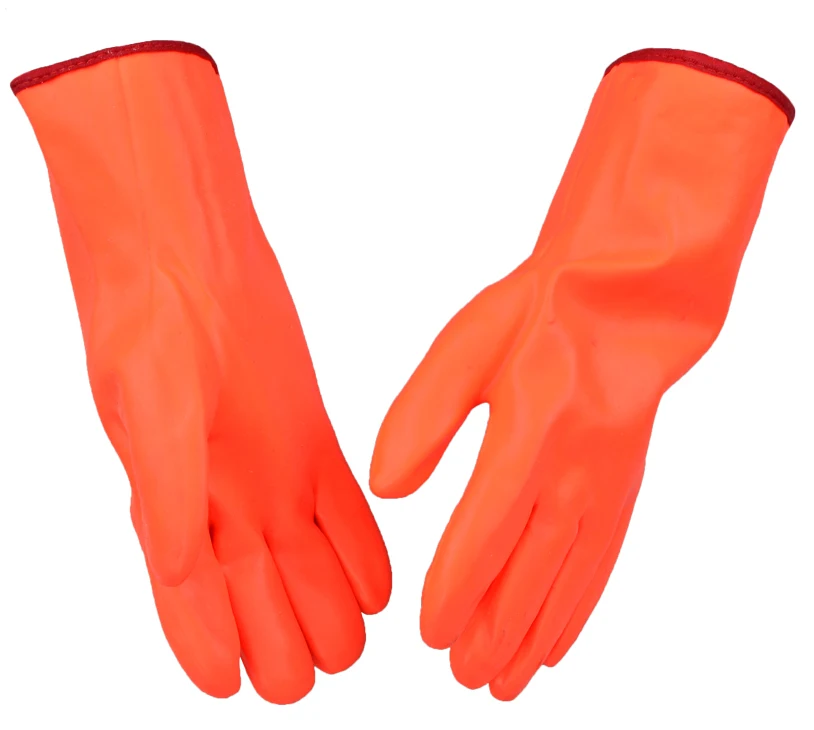 Теплые зимние химические защитные перчатки для улицы маслостойкие рабочие перчатки