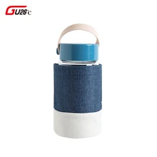 4 цвета дорожная бутылка для воды креативные прозрачные стеклянные бутылки для воды для занятий спортом портативные герметичные питьевые чашки с сумкой для бутылок