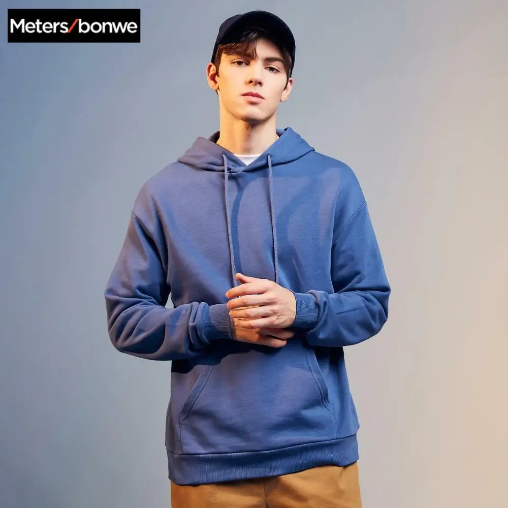 Metersbonwe 2020 New Spring Base Hoodies Male Hooded Sweatshirts High Quality Solid Color Fashion Unisex Skateboard Hoodies Metersbonwe 2020 New Spring Base Hoodies Male Hooded Sweatshirts High Quality Solid Color Fashion Unisex Skateboard Hoodies