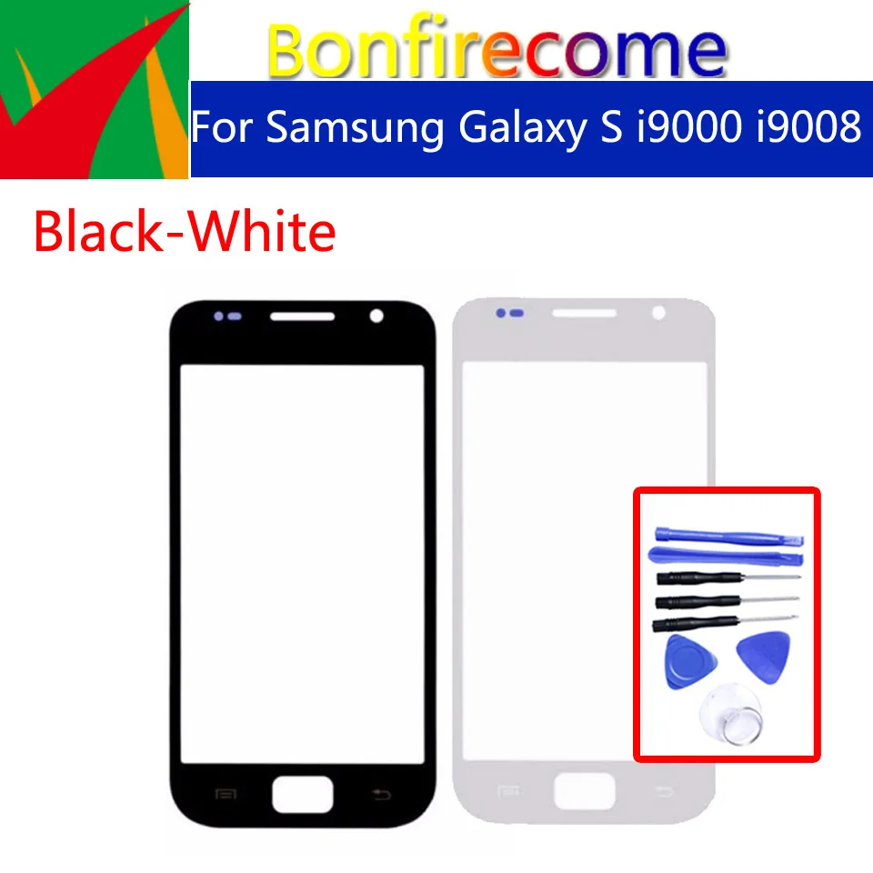 

i9000 Touchscreen For Samsung Galaxy S i9000 i9008 LCD Front Outer Glass Touch Screen Lens Replacement 4.0"