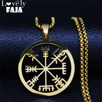 

2020 Viking Stainless Steel Necklaces Pendants for Women/Men Gold Color Long Necklace Jewelry cadenas para hombre N20298