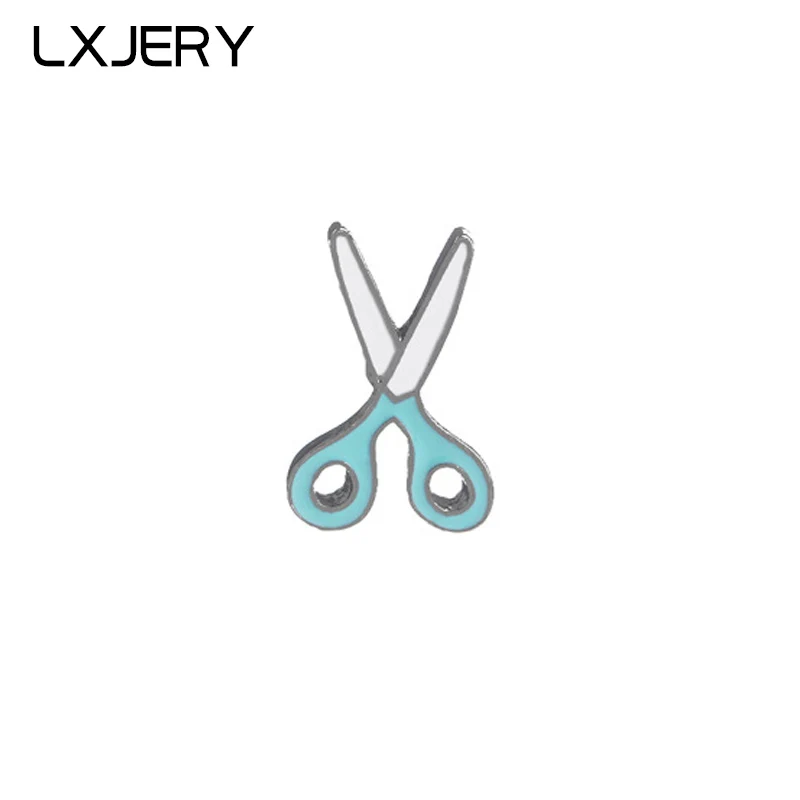 Shears Lapel Pin Wooden Pin