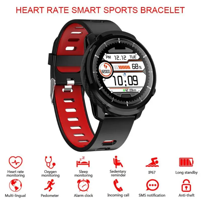 

L3 Smart Watch Multi Sport Mode Date Time Display Blood Pressure IP67 Wristband Exercise Mode Walking Running Bicycle