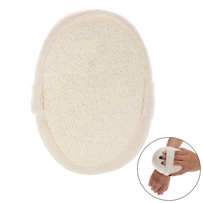 1PCS Natural Loofah Sponge Exfoliate Bath Glove For Whole Body Healthy Massage Brush Bath Ball Shower Rub Bath Towel