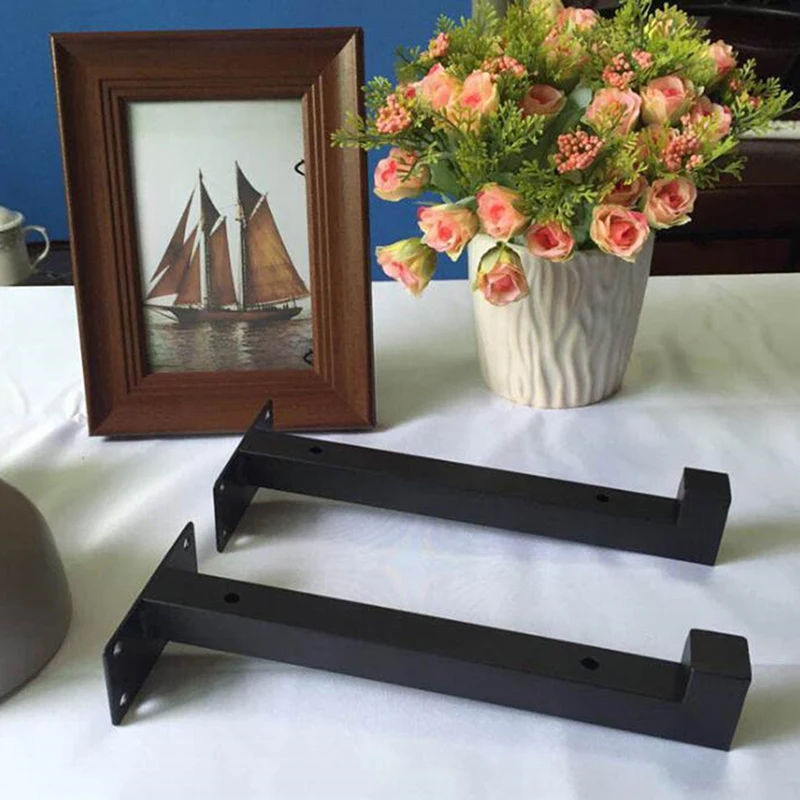 1piece Wall Mounted Shelf Bracket Heavy Duty Scaffold Board Floating Industrial Iron Support Table 20cm/25cm/30cm | Обустройство дома