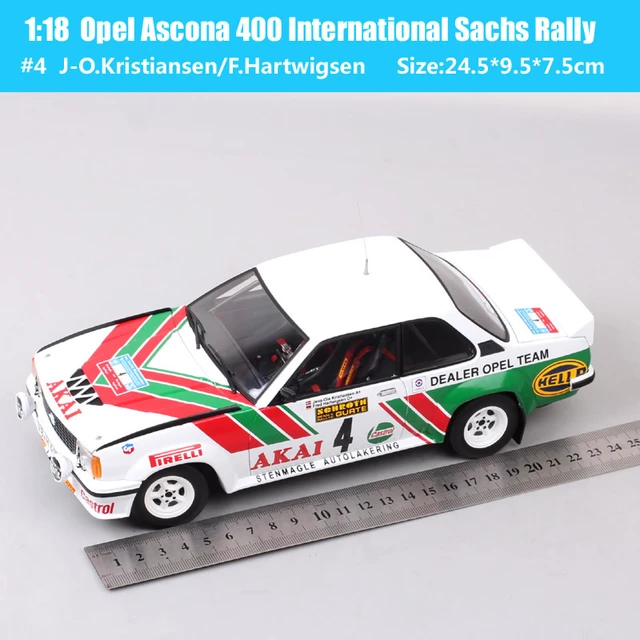 直営 アウトレット 店 サンスター1/18大型 スケール 車 車 種オペルascona 400サックスラリーレース1981 #4  車