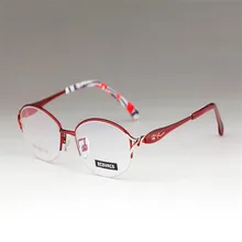 Ретро Женская мода Половина обод сплава линза для рецептов оптические очки антибликовые очки Пресбиопия очки для чтения женщин