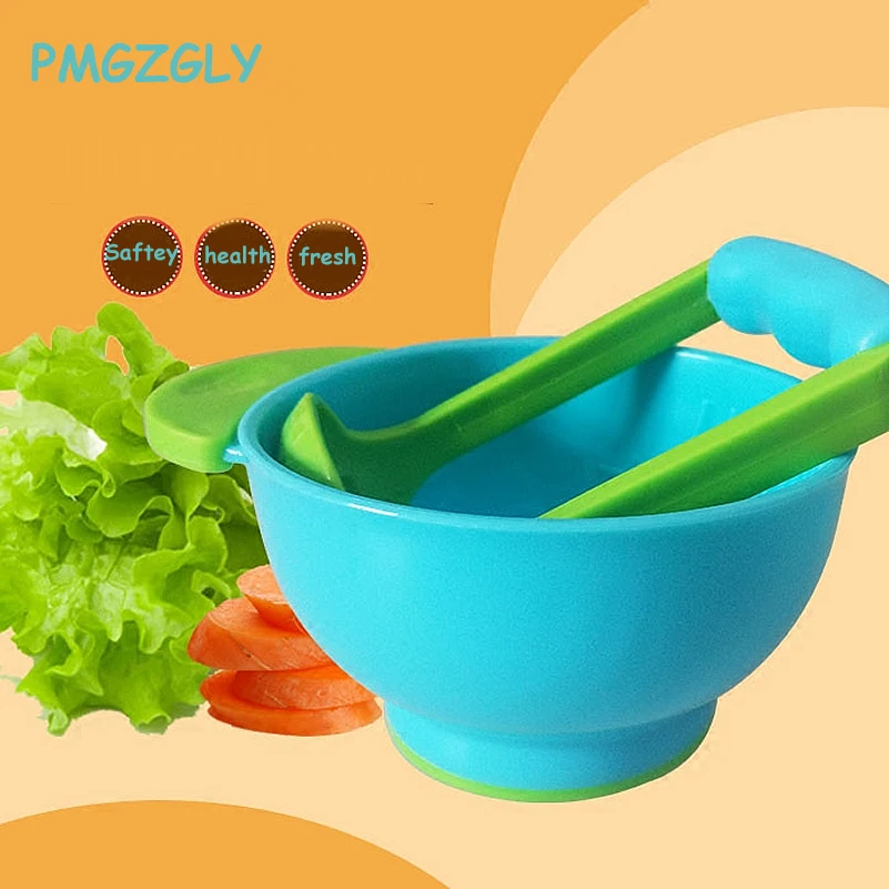 

Baby Foods Grinder Fruits Vegetables Mill Home Dinner Tableware Easy To Handle Antiskid Design With TPE Bottom Circle