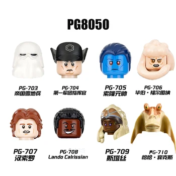 

PG8050 Imperial Snowtrooper First Order Commander Thrawn Bib Fortuna Lando Calrissian Stass Allie Blocks Mini Action Figure
