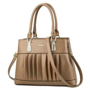 

Top-handle Folds Bags for Women 2020 Fashion Shoulder Bag Ladies Sac A Main High Quality PU Leather Women Purses and Handbags