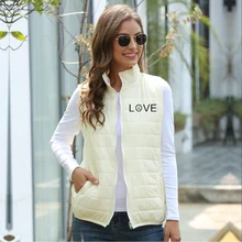 Детская пуховая куртка без рукавов с надписью «Rapper Love Cry», пальто, теплый жилет на утином пуху, мужской и женский ветрозащитный жилет, пальто в стиле «хип-хоп» с надписью «Love»