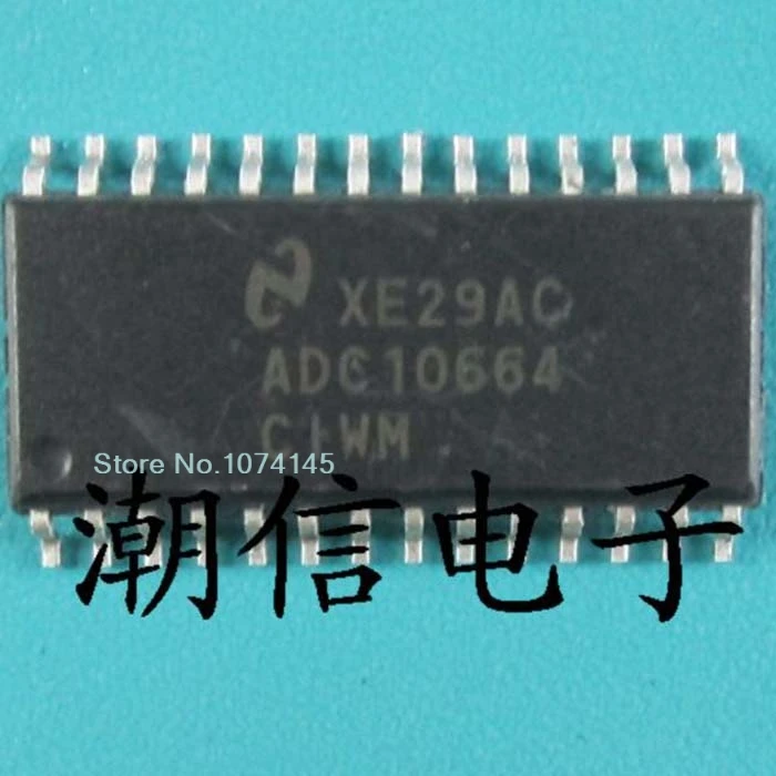 5 шт./лот ADC10664CIWM лапками углублением SOP-28