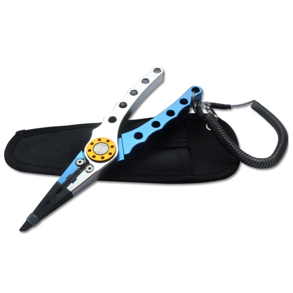Fishing Plier Scissor Braid Line Lure Cutter Hook Remover Tackle Tool Cutting Fish Use Tongs Scissors Fishing Pliers7 Colors