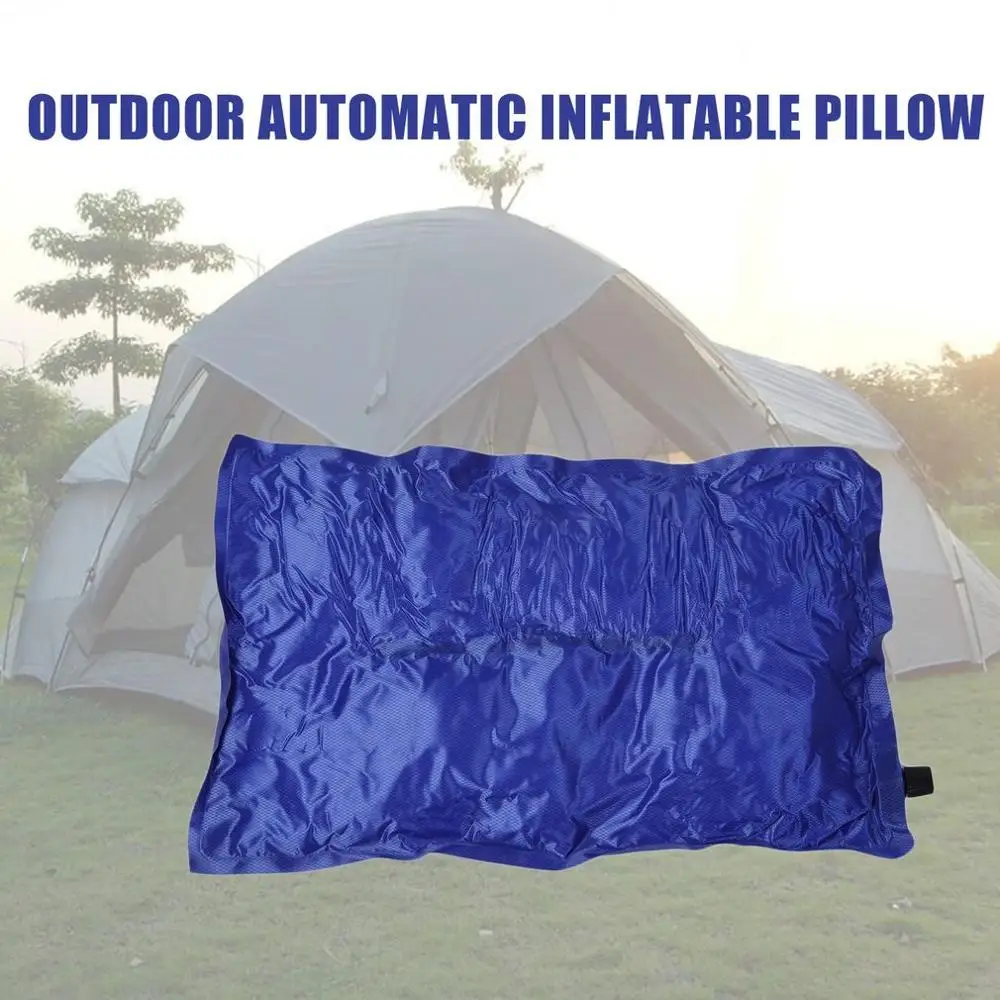 

Automatic Inflatable Pillow Air Cushion for Hiking Backpacking Travel 47x30x8cm Popular New