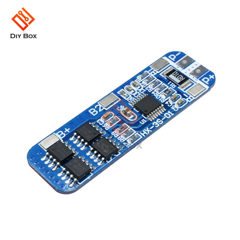

5 pcs 3S 12V 10A 18650 Li-ion Lithium Battery BMS Charger Protection Board HX-35-01