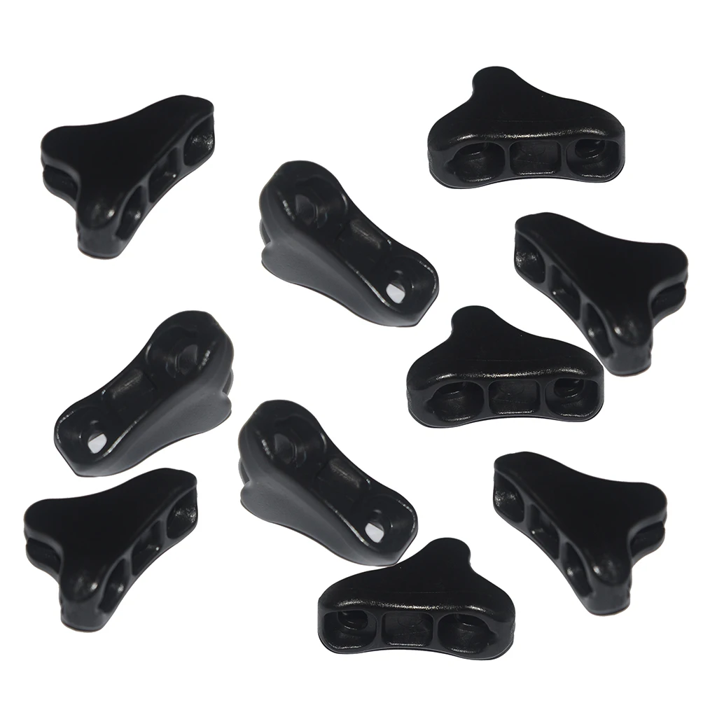 Anti Slide 10pcs Guy Line Cord Runner Camping Tent Rope Tensioner Fastener