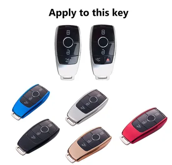 

Smart TPU Soft Protective key Case Shell Cover for Mercedes Benz 16-18 E S Class